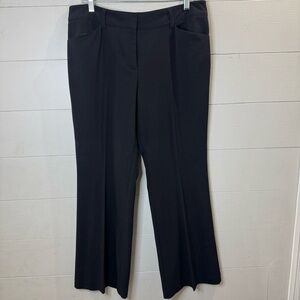Chico's Women's Elegant Black Trouser Pants Size 8